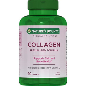 Купить: Nature's Bounty Гидролизованный Коллаген с Витамином С 90 шт таблетки