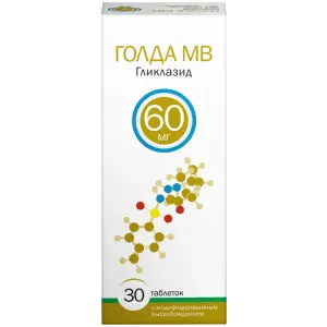 Купить Голда МВ 60 мг 30 шт таблетки с модифицированным высвобождением