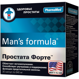 Купить: Мен-С Формула Простата Форте 30 шт капсулы