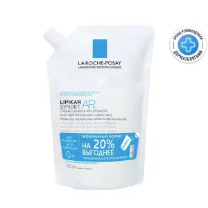 Купить La Roche-Posay Lipikar Syndet AP+ 400 мл крем-гель для лица и тела Eco Refill сменный блок