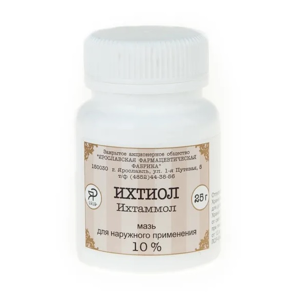 Купить Ихтиоловая мазь 10% 25 г для наружного применения