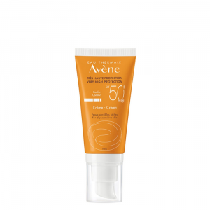 Купить: Avene SPF 50+ 50 мл крем солнцезащитный без отдушек