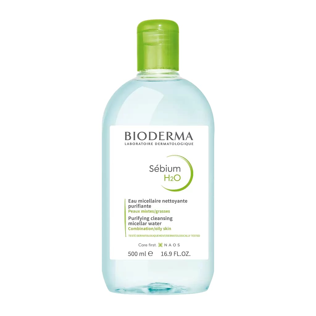 Купить Bioderma Sebium H2O 500 мл вода мицеллярная очищающая для жирной и проблеиной кожи