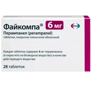 Купить Файкомпа 6 мг 28 шт таблетки покрытые пленочной оболочкой