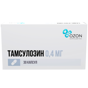 Купить: Тамсулозин 0,4 мг 30 шт капсулы с пролонгированным высвобождением