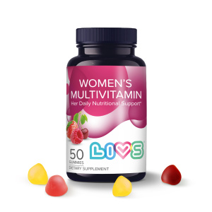 Купить: LIVS Комплекс мультивитаминов для женщин 50 шт мармеладные пастилки со вкусом фруктов и ягод