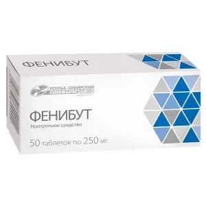 Купить Фенибут 250 мг 50 шт таблетки