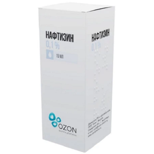 Купить: Нафтизин 0,1 % 15 мл капли назальные