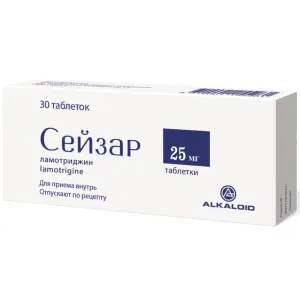 Купить Сейзар 25 мг 30 шт таблетки