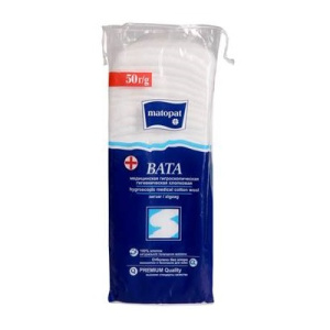 Купить: Вата Зиг-Заг Matopat 50г нестерильная