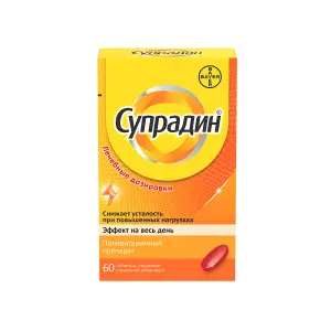 Купить Супрадин 60 шт таблетки покрытые пленочной оболочкой