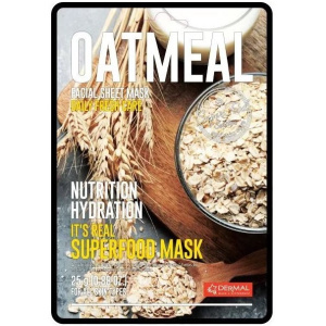 Купить: Dermal маска для лица тканевая с экстрактом овсяной крупы