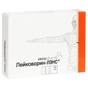 Купить Лейковорин-ЛЭНС 5 мг/мл 5 мл 5 шт раствор для внутривенного и внутримышечного введения