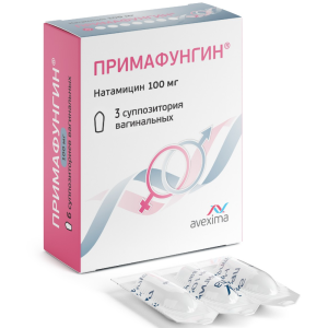 Купить: Примафунгин 100 мг 3 шт суппозитории вагинальные