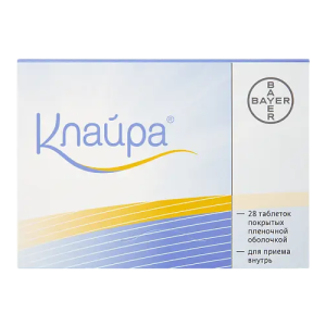Купить: Клайра 28 шт таблетки покрытые пленочной оболочкой