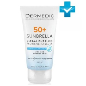 Купить: Dermedic Sunbrella SPF 50+ 40 мл флюид ультра-легкий для сухой и нормальной кожи
