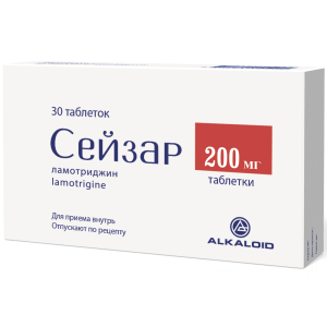 Купить: Сейзар 200 мг 30 шт таблетки