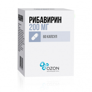 Купить: Рибавирин капсулы 200мг №60