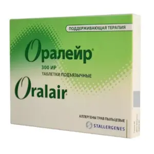 Купить Оралейр Аллергены трав пыльцевые 90 шт 300 ИР (поддерживающий курс) таблетки подъязычные