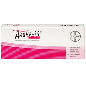 Купить: Диане-35 21 шт таблетки покрытые оболочкой