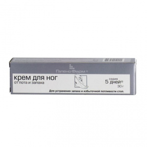 Купить: 5 Дней крем для ног 30г от пота и запаха