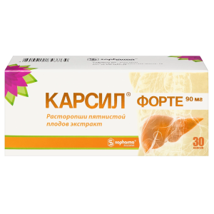 Купить: Карсил Форте 90 мг 30 шт капсулы