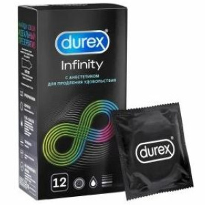 Купить: Durex Infinity 12 шт презервативы с анестетиком