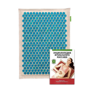 Купить: Тибетский аппликатор  41 см х 60 см  массажер на мягкой подложке синий