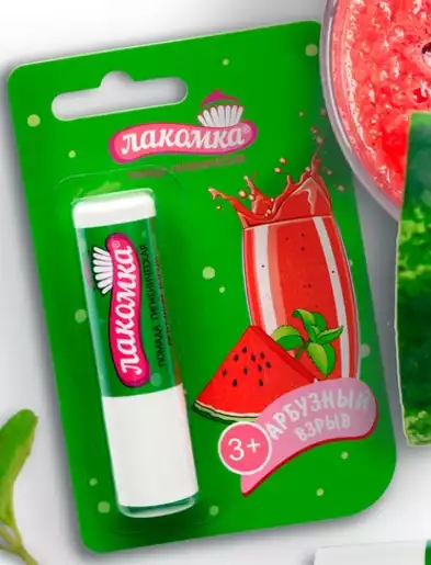 Купить Лакомка 2,8г помада гигиеническая губная арбузный взрыв
