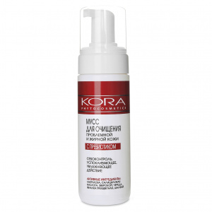 Купить: Kora 160 мл мусс для умывания для проблемной и жирной кожи