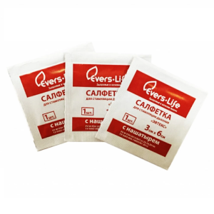 Купить: Evers Live 3 см x 6 см 1 шт салфетки для обморочных с 10% раствором аммиака