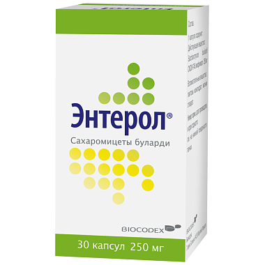 Купить Энтерол 250 мг 30 шт капсулы флакон