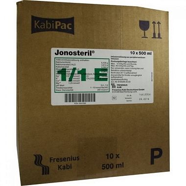 Купить Йоностерил 500 мл 10 шт раствор для инфузий