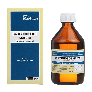 Купить Вазелиновое масло 100 мл масло для приема внутрь