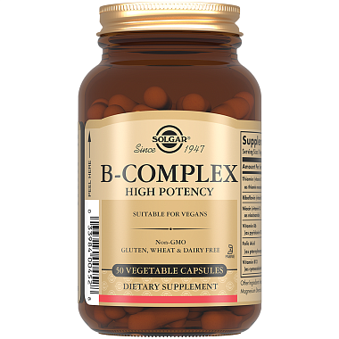 Купить Solgar В-комплекс 50 шт капсулы
