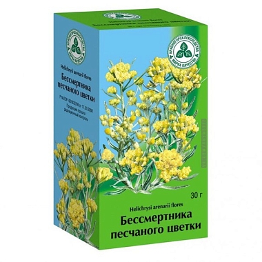 Купить Бессмертник песчаный цветки 30 г пачка