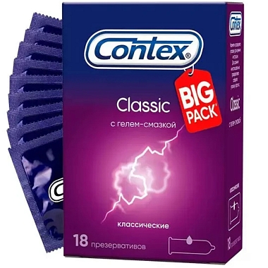 Купить Contex Classic 18 шт презервативы классические