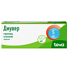 Купить Диувер 5 мг 60 шт таблетки