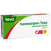 Купить Лизиноприл-Тева 10 мг 20 шт таблетки