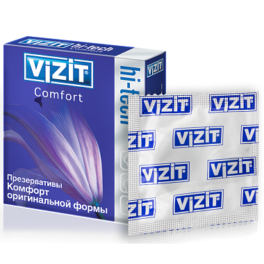 Купить VIZIT Hi-tech comfort  презервативы 3 шт.