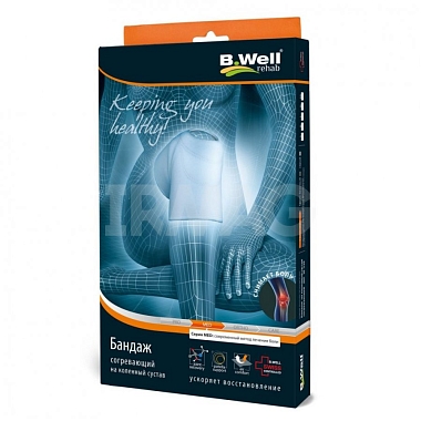 Купить B.Well бандаж для коленного сустава размер L Артикул W-338 согревающий