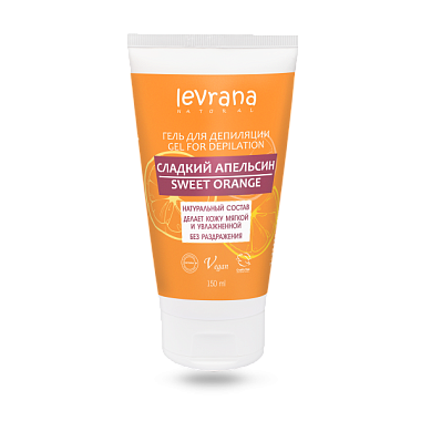Купить Levrana 150 мл гель для депиляции сладкий апельсин