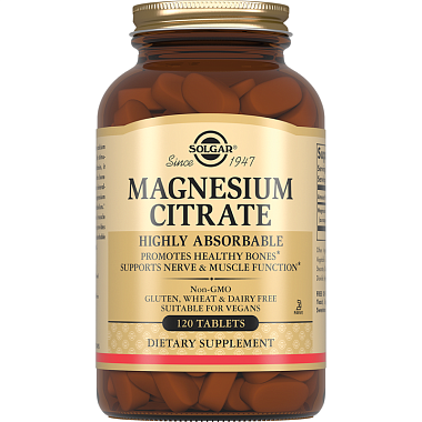 Купить Solgar Цитрат магния 120 шт таблетки