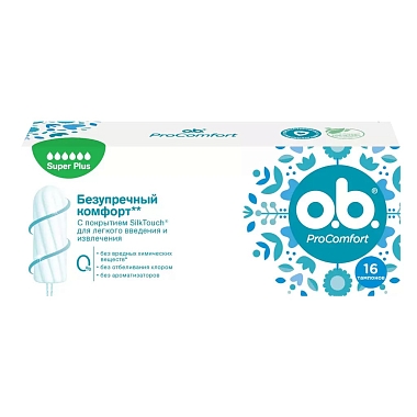 Купить O.b. ProComfort Super Plus 16 шт тампоны