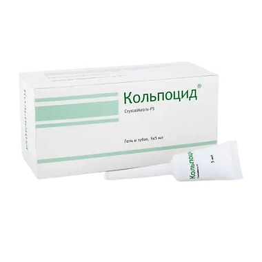 Купить Кольпоцид CrystalMatrix-FS 5 мл 5 шт гель восстанавливающий для интимной гигиены