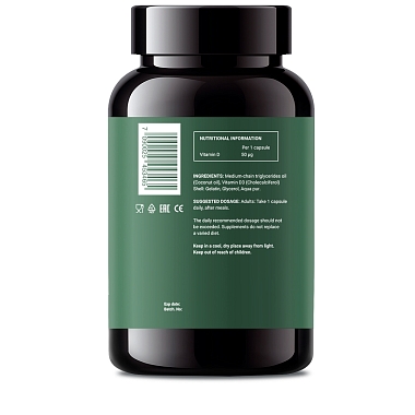 Купить NFO Витамин D3 2000 МЕ 100 шт капсулы