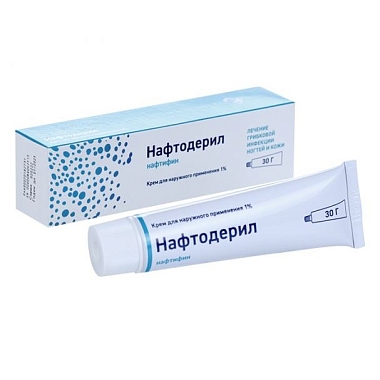 Купить Нафтодерил 1 % 30 г крем для наружного применения