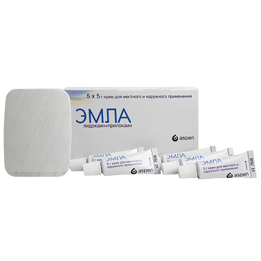 Купить Эмла 5 г 5 шт крем для местного и наружного применения