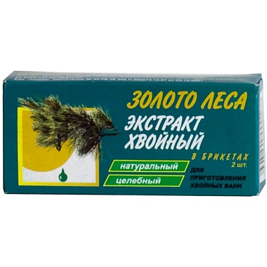 Купить Хвойный экстракт 50 г 2 шт сухой в брикетах