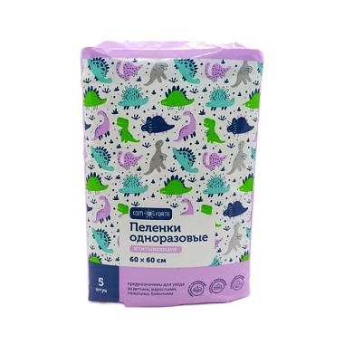 Купить Комфорт 60 х 60 5 шт пеленки одноразовые впитывающие